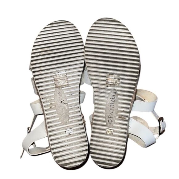 Patrizia By Spring Step Stylish White Sandals Size 8 - Picture 5 of 6